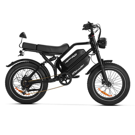 2025 NEW HappyRun G70 2000W Dual Battery Fast Electric Cargo Bike for Sale