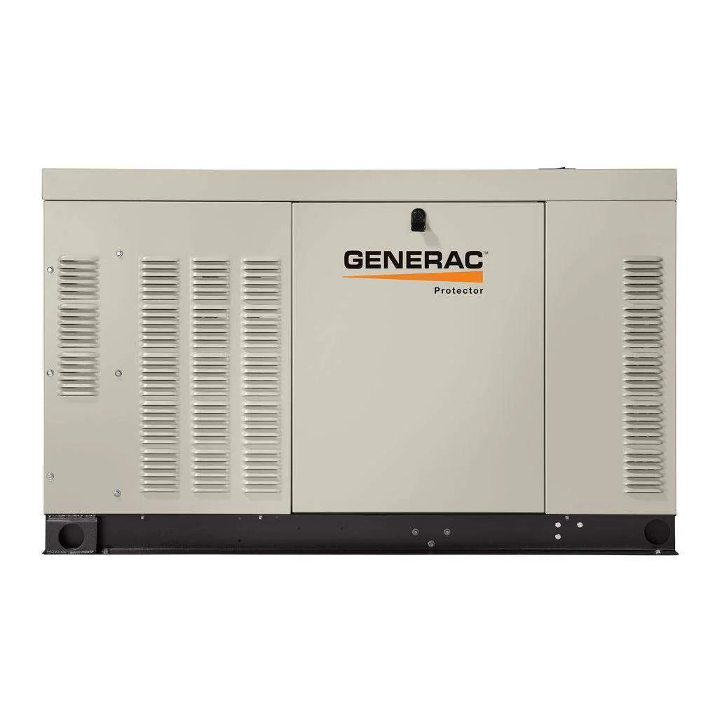 Generac Protector Series 30kW Automatic Standby Generator | Liquid-Cooled, Natural Gas/Propane, Whole Home Backup