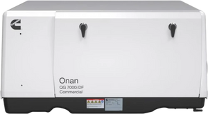 Cummins Onan QG 7000i DF Commercial Mobile Generator 7kW Dual Fuel Gas LP 120/240V Single Phase 7HGLCB-8315 EFI EVAP