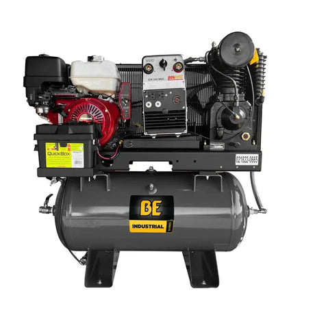 BE Power 19 CFM @ 175 PSI Gas Air Compressor/Welder/Generator with Honda GX390 Engine BE Power Equipment
