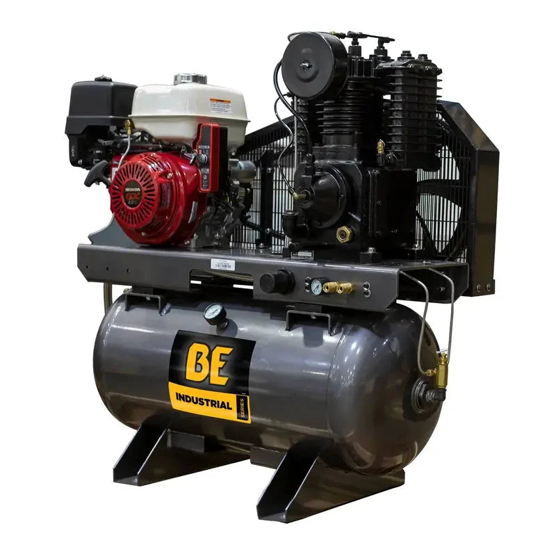 BE Power 23 CFM @ 175 PSI Gas Air Compressor with Honda GX390 Engine BE Power Equipment