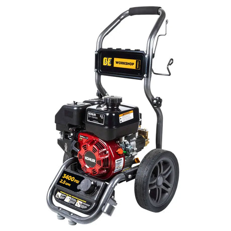 BE Power 3,400 PSI - 2.5 GPM Gas Pressure Washer with KOHLER SH270 Engine and AR Axial Pump - BE3465KA