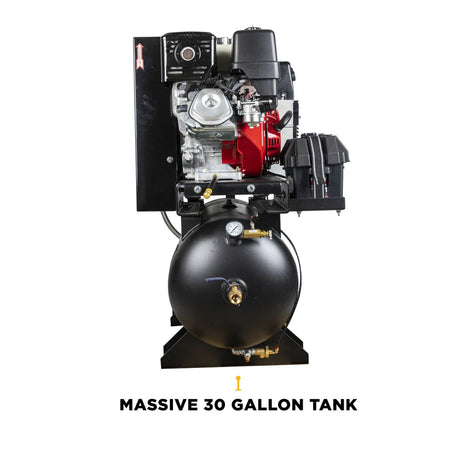 BE Power 19 CFM @ 175 PSI Gas Air Compressor/Welder/Generator with Honda GX390 Engine BE Power Equipment