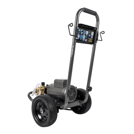 BE Power 1,500 PSI 3.0 GPM 3.0 HP Electric Pressure Washer with Baldor Electric Motor and AR Triplex Pump - B153EA