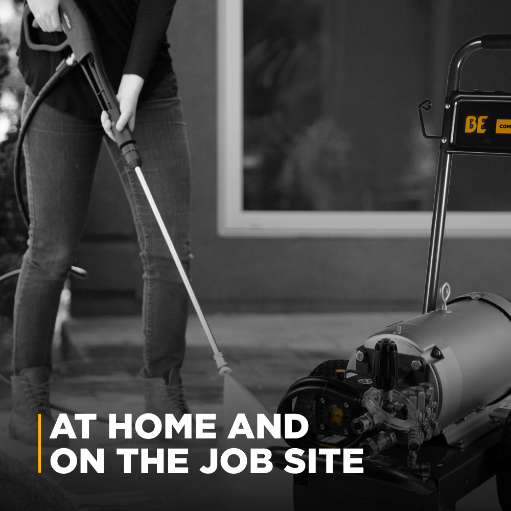 BE Power 2,700 PSI 3.5 GPM 7.5 HP Electric Pressure Washer with Baldor Motor and AR Triplex Pump - B2775E3AHE