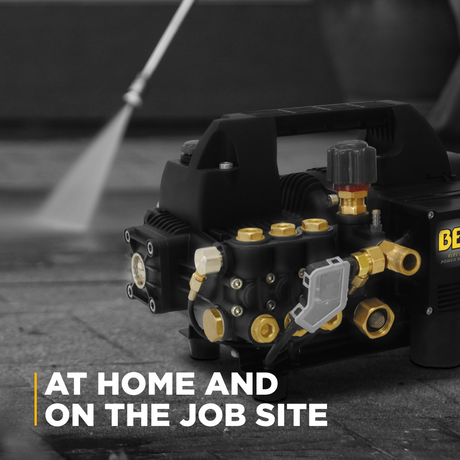 BE Power 1,500 PSI 1.6 GPM 1.5 HP Portable Electric Pressure Washer – P1515EPN