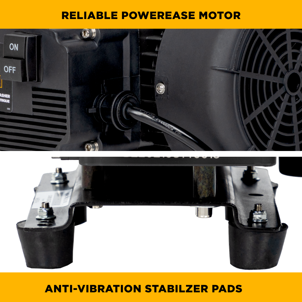 BE Power 1,500 PSI 1.6 GPM 1.5 HP Portable Electric Pressure Washer – P1515EPN