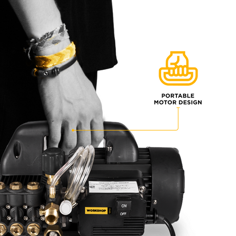 BE Power 1,500 PSI 1.6 GPM 1.5 HP Portable Electric Pressure Washer – P1515EPN