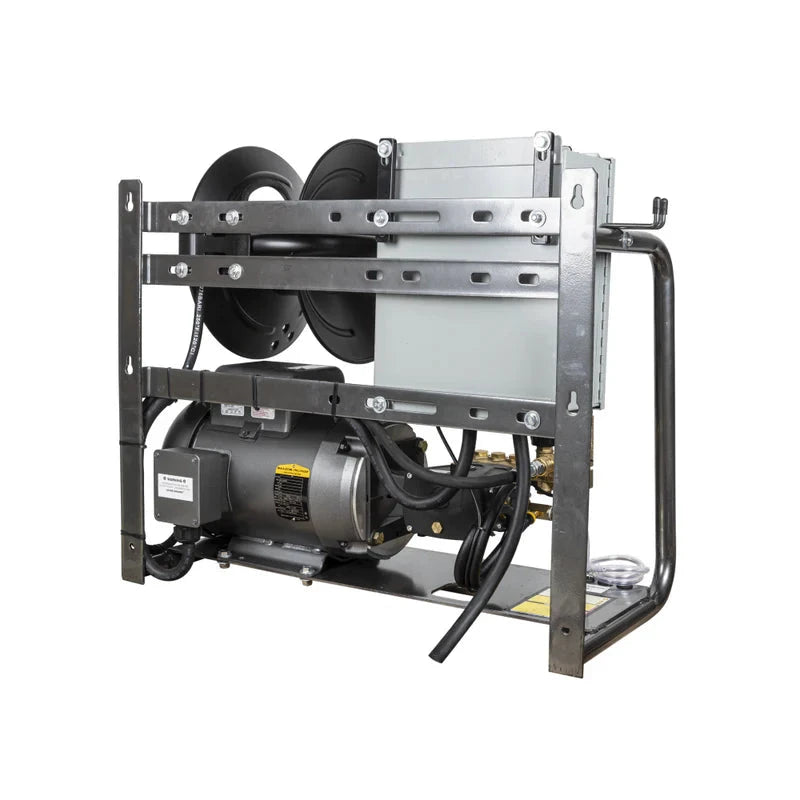 BE Power 3,000 PSI 4.0 GPM 7.5 HP Electric Pressure Washer with Baldor Motor and General Triplex Pump - X-2775FW1GENHT BE Power Equipment