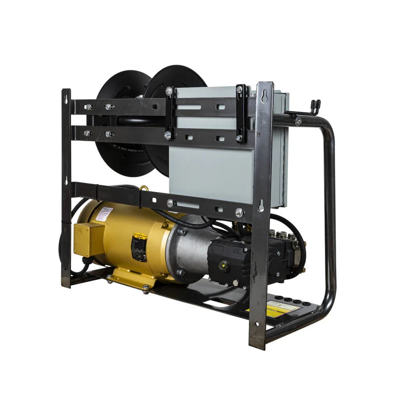 BE Power 3,200 PSI 4.0 GPM 10 HP Electric Pressure Washer with 10 HP - 3 Phase Baldor Motor and General Triplex Pump - X-3010FW3GENHT BE Power Equipment