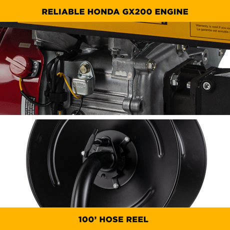 BE Power 3,100 PSI 3.1 GPM Cold Water Gas Pressure Washer - B3165HRAS