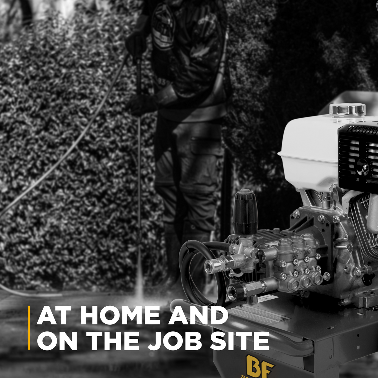 BE Power 3,200 PSI 5.2 GPM Cold Water Gas Pressure Washer - B3213HCS