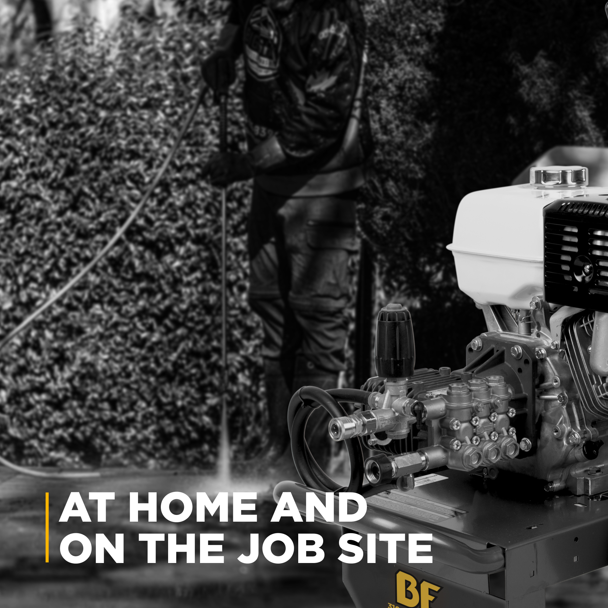 BE Power 3,200 PSI 5.2 GPM Cold Water Gas Pressure Washer - B3213HCS