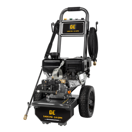 BE Power 3,400 PSI 2.5 GPM Cold Water Gas Pressure Washer - B3475PX