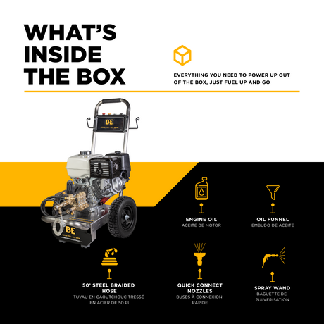BE Power 4,200 PSI 4.2 GPM Cold Water Gas Pressure Washer - B4213HSCS