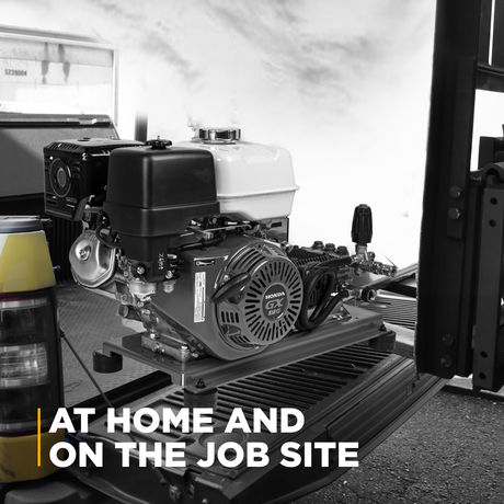 BE Power 4,200 PSI 4.2 GPM Truck Mount Cold Water Gas Pressure Washer - B4213HTBGS