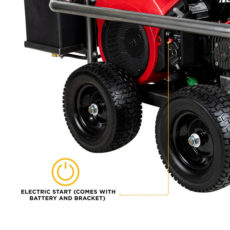 BE Power 5,000 PSI 5.0 GPM Cold Water Gas Pressure Washer - PE-5024HWEBCOM BE Power Equipment