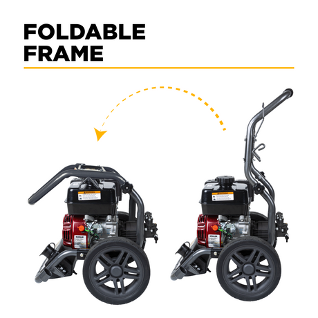 BE Power 3,400 PSI 2.5 GPM Cold Water Gas Pressure Washer - BE3475PX