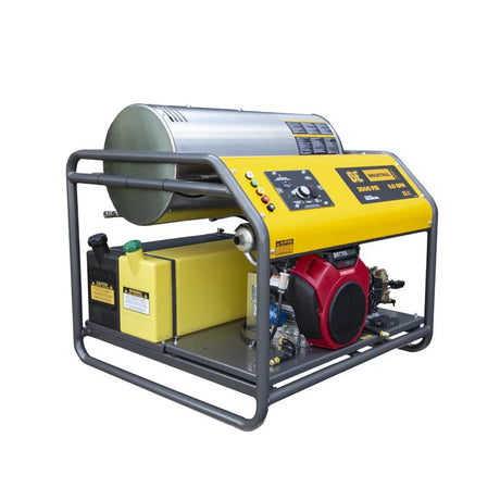 BE Power 3,000PSI 8.0GPM Hot Water Pressure Washer with Honda GX690 Engine and General Triplex Pump - HW3024HG12V BE Power Equipment