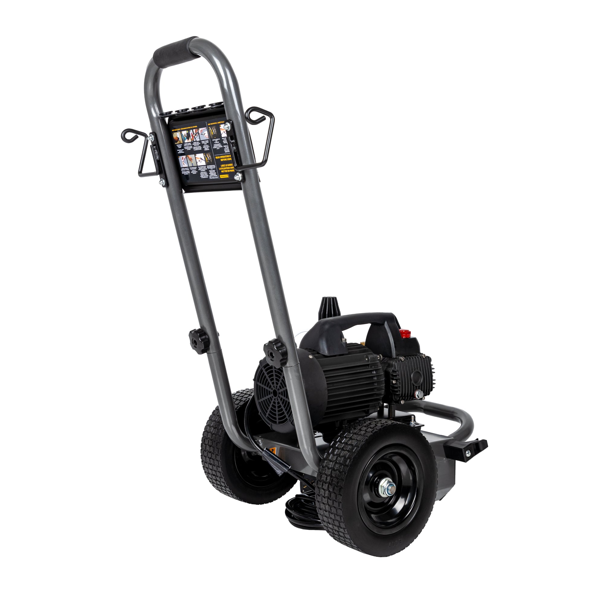 BE Power 1,500 PSI 1.6 GPM 1.5 HP Electric Pressure Washer with Powerease Motor and Triplex Pump - B1515EN
