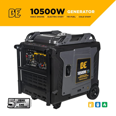 BE Power 10,500 Watt Digital Inverter Generator - BE10500IT BE Power Equipment