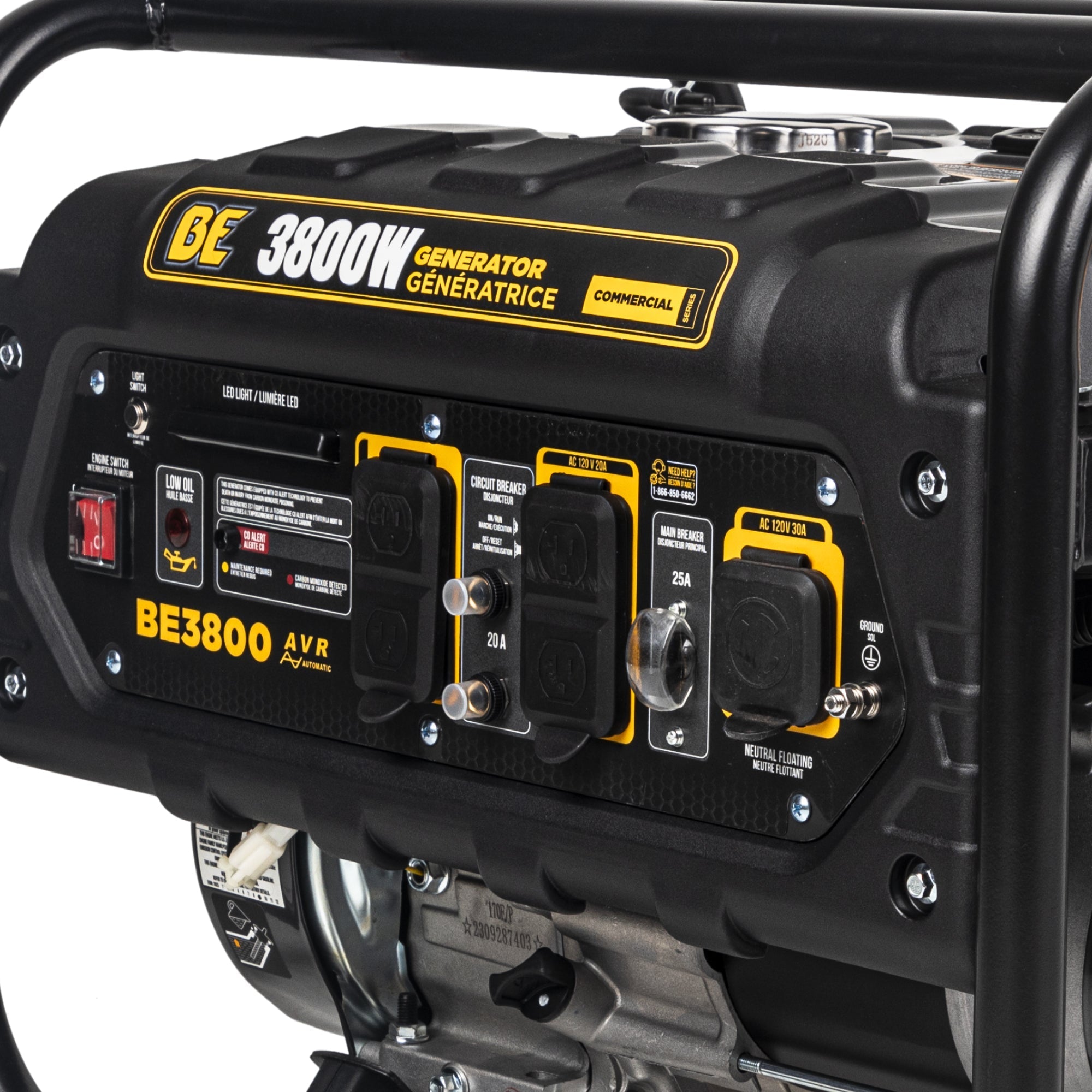 BE Power 3,800 Watt Generator - BE3800