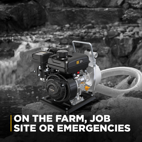 BE Power 1" Water Transfer Pump with Powerease 79 Engine