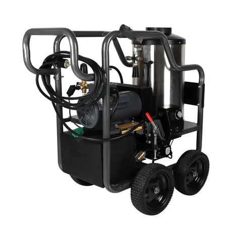 BE Power 3000PSI 3.0GPM Hot Water Pressure Washer with Honda GX200 Engine and General Triplex Pump - HW2765HG BE Power Equipment