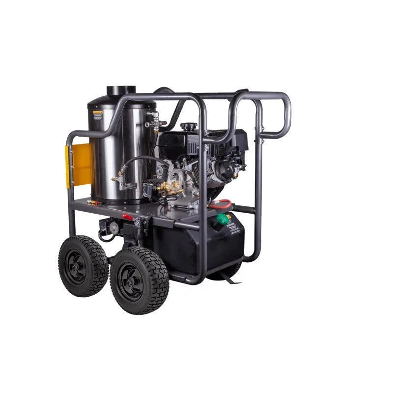 BE Power 4,000 PSI - 4.0 GPM Hot Water Pressure Washer with Powerease 420 Engine and AR Triplex Pump - HW4015RA BE Power Equipment