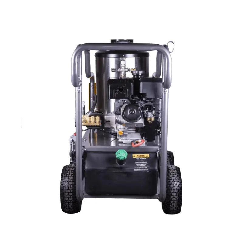 BE Power 4,000 PSI - 4.0 GPM Hot Water Pressure Washer with Powerease 420 Engine and AR Triplex Pump - HW4015RA BE Power Equipment