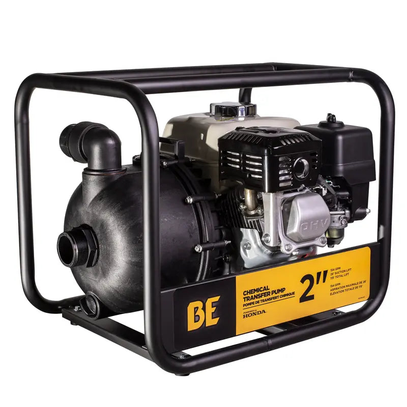 BE Power 2" Chemical Transfer Pump with Honda GX200 Engine