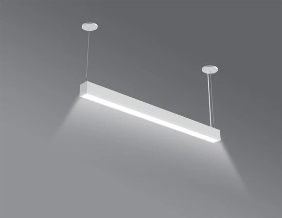 LED Linear Light - L8070 - Milky Flat Lens - 2ft Gl LED US Lighting