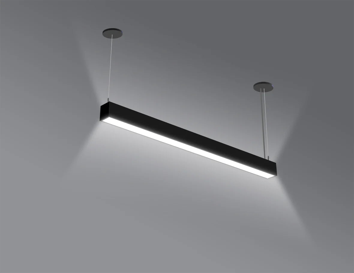 LED Linear Light - L8070 - Milky Flat Lens - 2ft Gl LED US Lighting