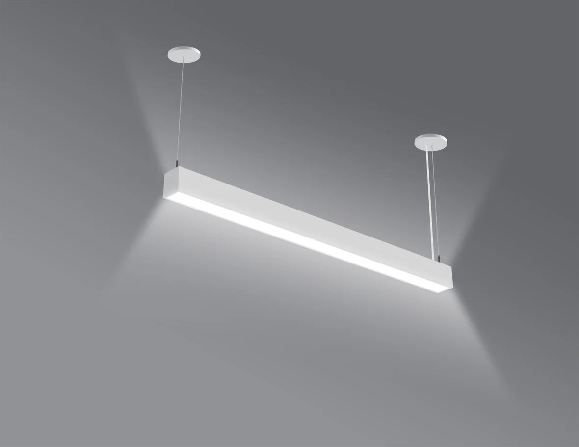 LED Linear Light - L8070 - Milky Flat Lens - 2ft Gl LED US Lighting