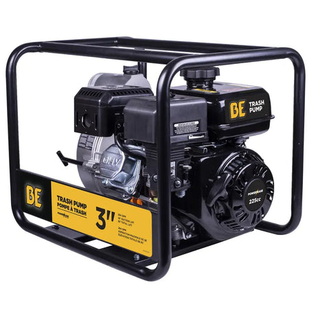 BE Power 3" Semi-Trash Transfer Pump with Powerease 225 Engine