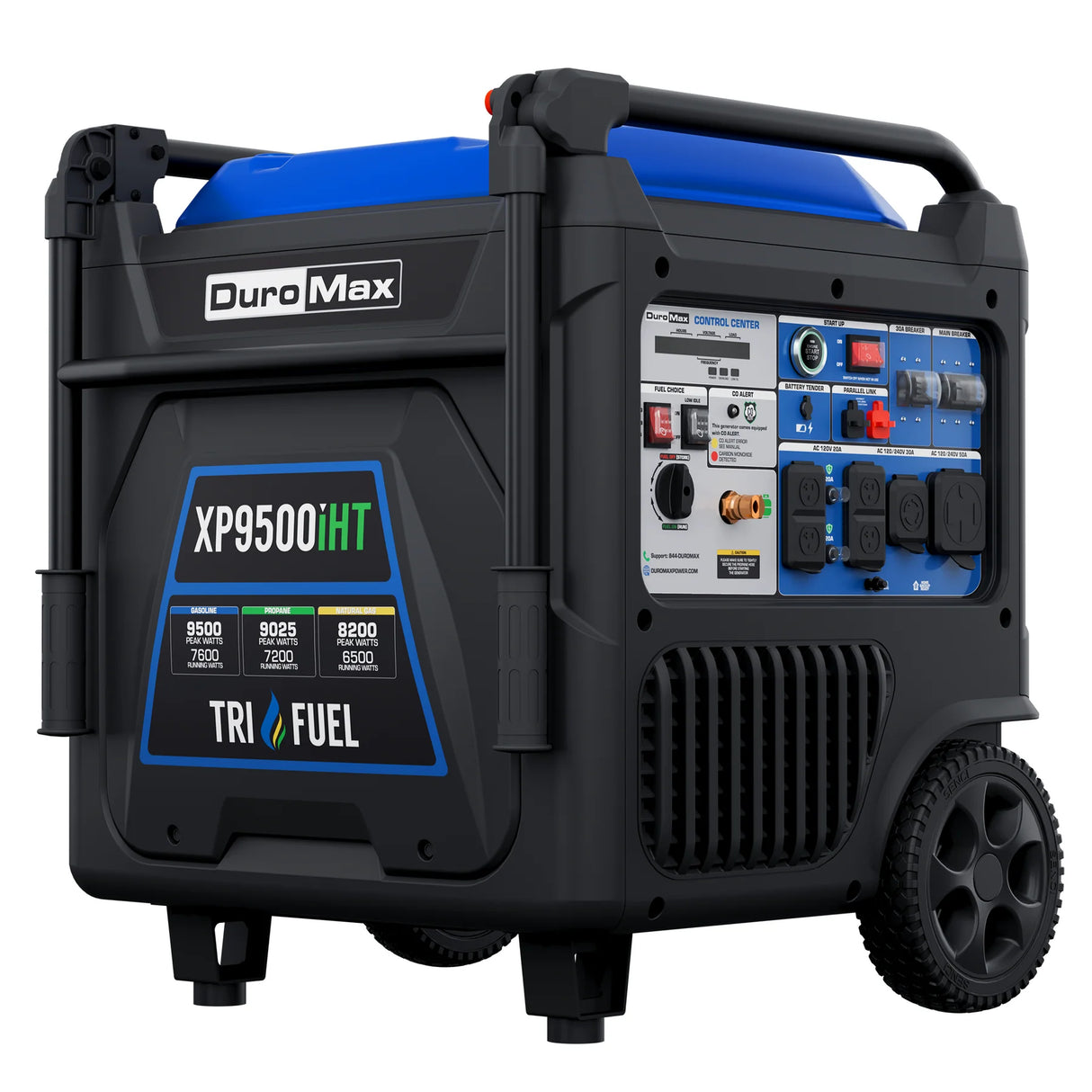DuroMax 9,500 Watt Portable Tri Fuel Inverter Generator Mr. Volt, Inc.
