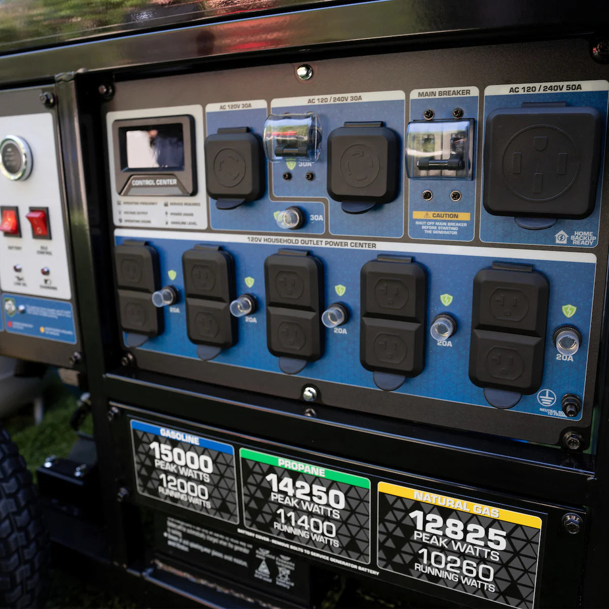 DuroMax XP15000HXT Tri-Fuel Portable Generator DuroMax
