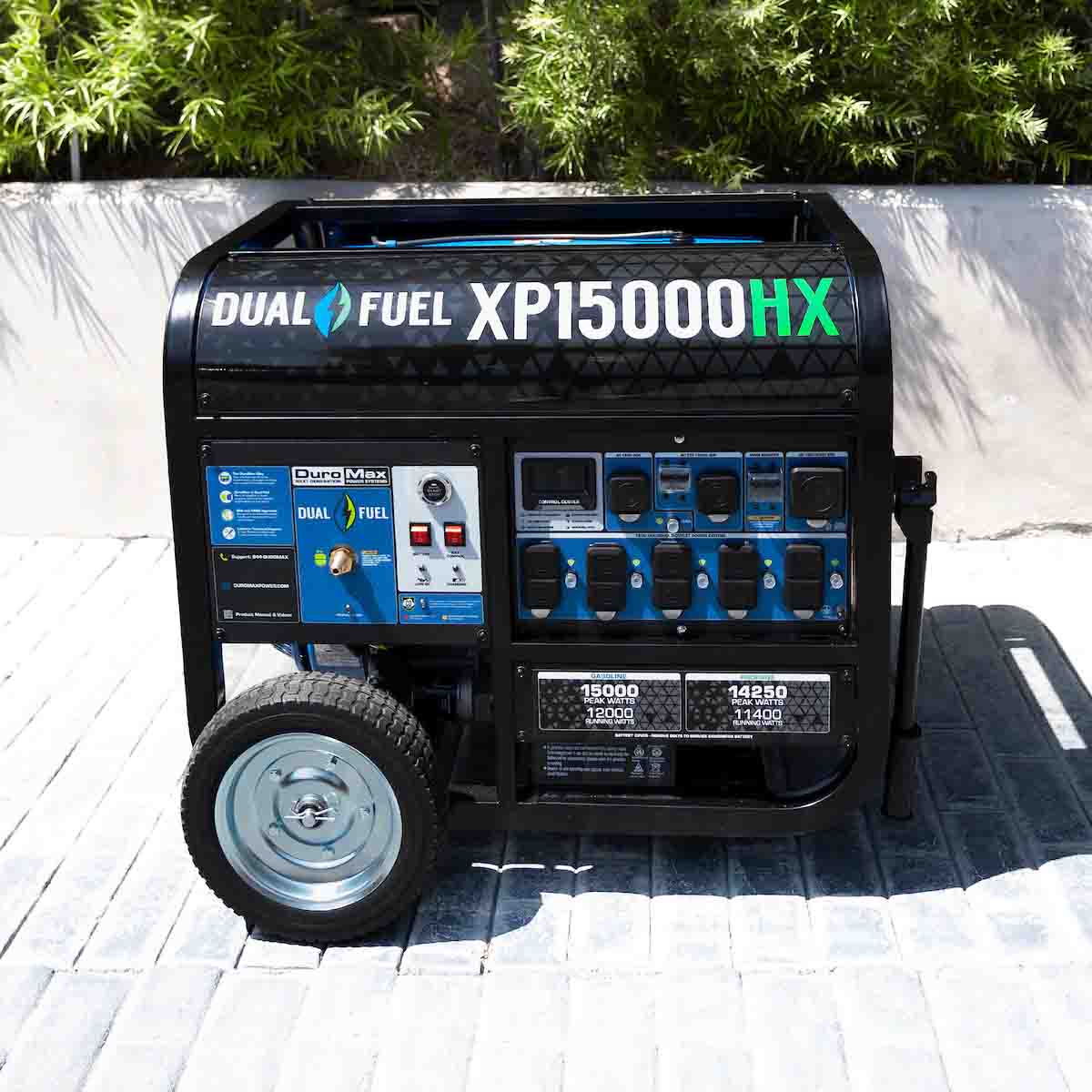 DuroMax XP15000HX Dual Fuel Portable Generator DuroMax