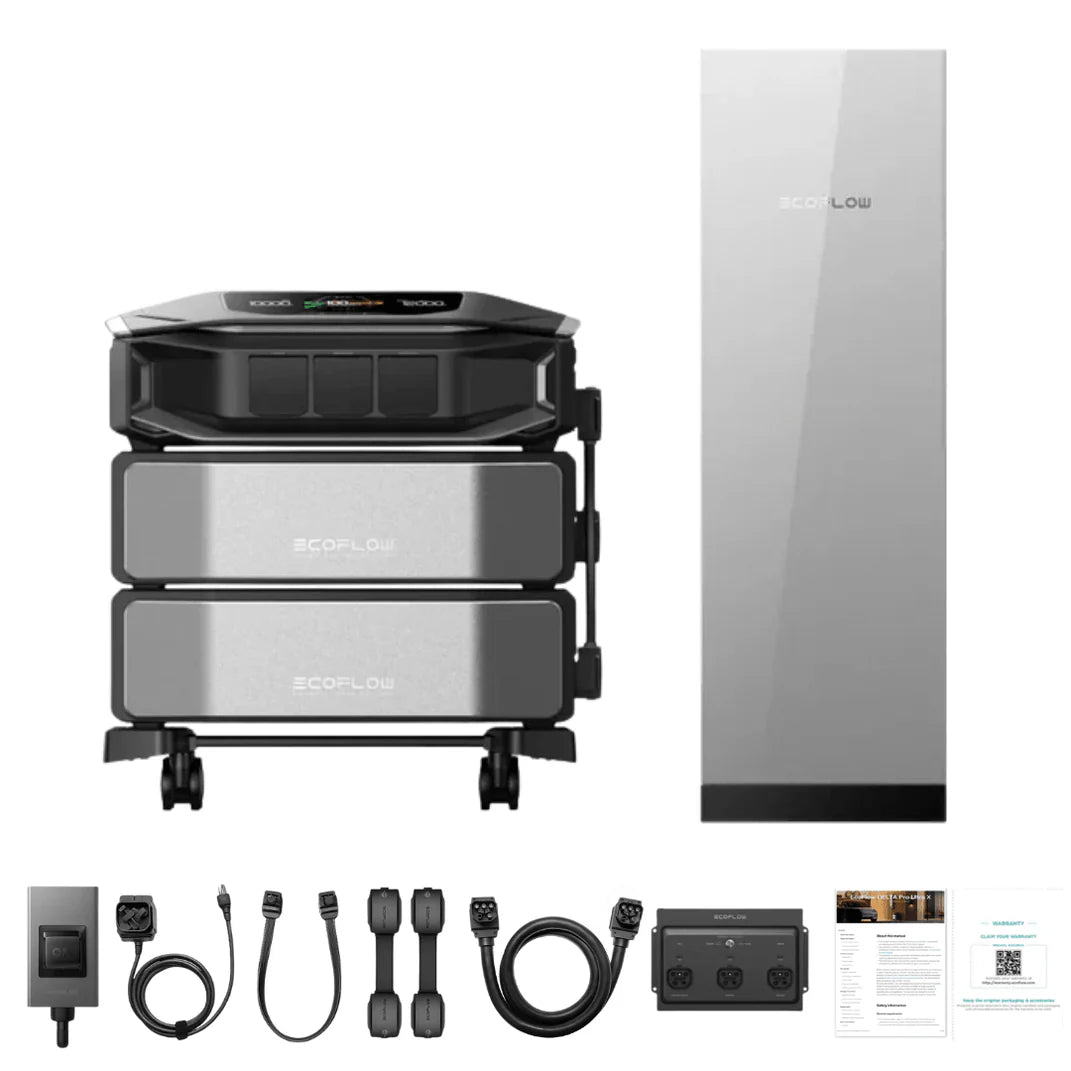 EcoFlow DELTA Pro Ultra X Smart Panel 3 - 2 Battery Bundle Ecoflow