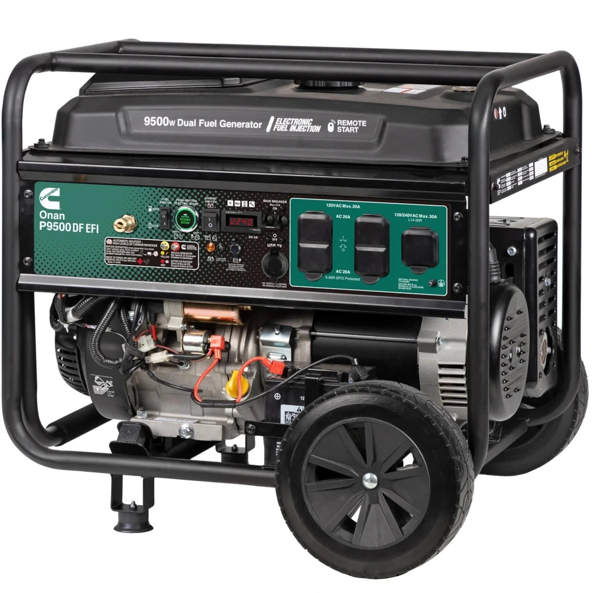 Cummins Onan 9500 Watt Dual Fuel Portable Generator