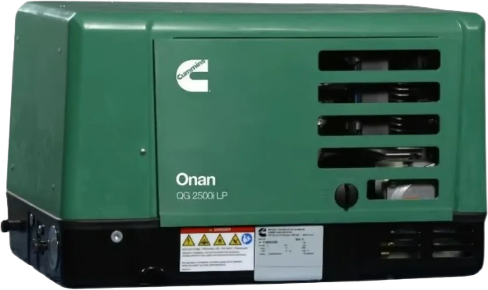 Cummins Onan QG 2500i RV Generator 2.5kW LP Propane 120V Single Phase 2.5HGLAA-8310
