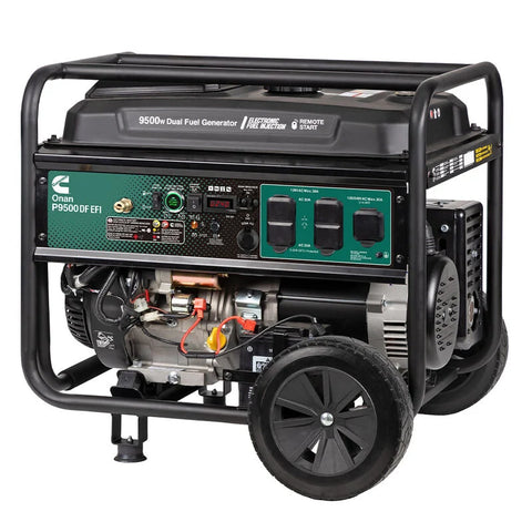 Cummins Onan Dual-Fuel Portable Generator P9500DF EFI