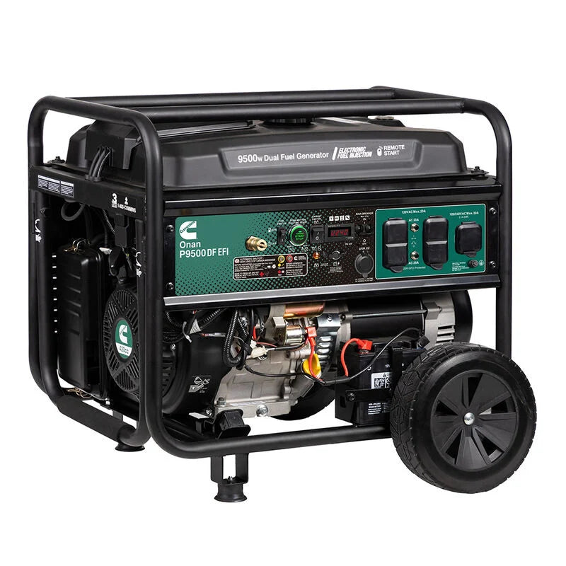 Cummins Onan Dual-Fuel Portable Generator P9500DF EFI