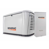 Generac home standby generator on a white background