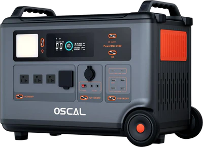 Oscal PowerMax 3600 Portable Power Station 3000W Output 3600Wh New Oscal