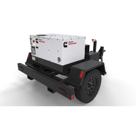 Cummins C12D6RE Portable generator on a white background