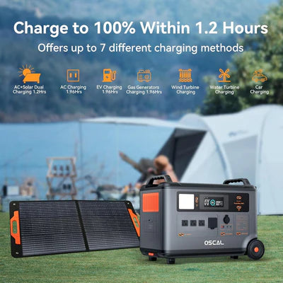 Oscal PowerMax 3600 Portable Power Station 3000W Output 3600Wh New Oscal