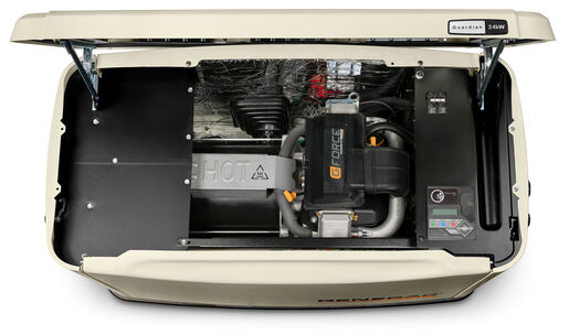7210 - 24/21 kW Air-Cooled Standby Generator, Aluminum Enclosure, 200 AMP SE ATS (not CUL)