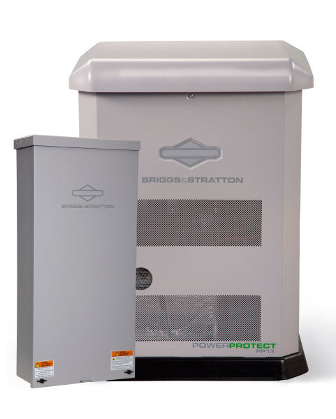 13/11.5kW Bundle (LP/NG) - PP13 Standby Generator + 200 amp Standard SED Transfer Switch + Symphony Choice Power Management Briggs & Stratton