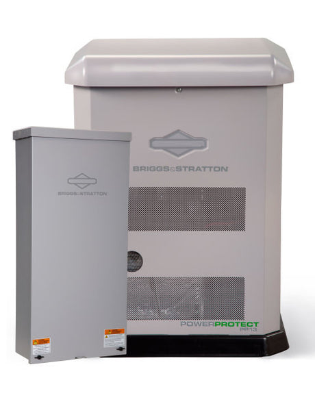 13/11.5kW Bundle (LP/NG) - PP13 Standby Generator + 200 amp Standard SED Transfer Switch + Symphony Choice Power Management Briggs & Stratton